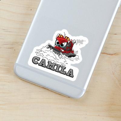 Snow groomer Sticker Camila Laptop Image