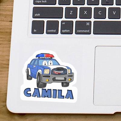 Police Car Sticker Camila Laptop Image