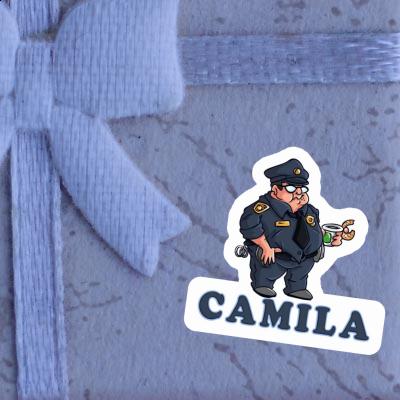 Autocollant Camila Policier Laptop Image