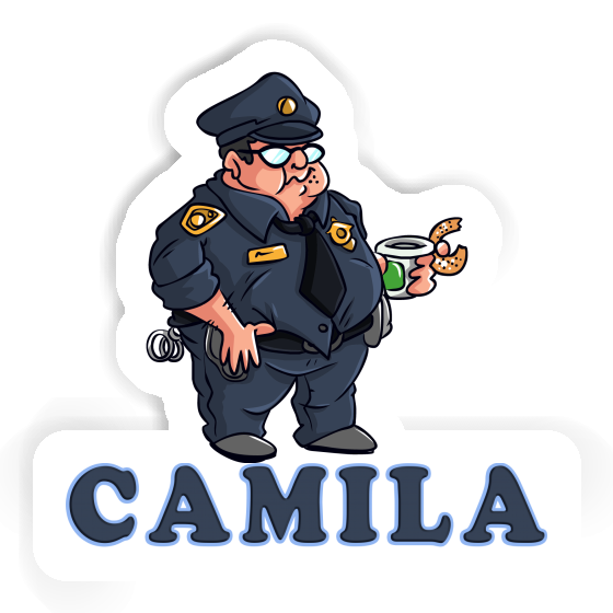 Sticker Police Officer Camila Gift package Image