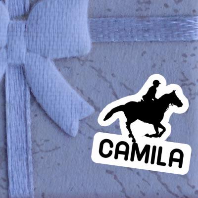 Sticker Horse Rider Camila Notebook Image