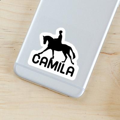 Sticker Horse Rider Camila Laptop Image