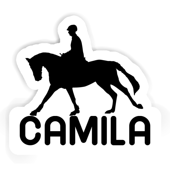 Sticker Horse Rider Camila Notebook Image