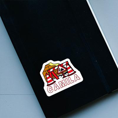 Sticker Camila Road Construction Notebook Image