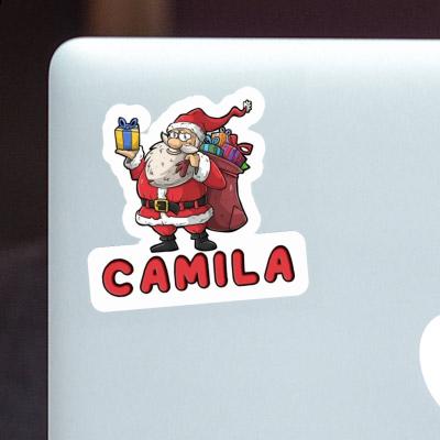 Santa Claus Sticker Camila Gift package Image