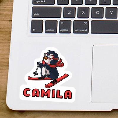 Camila Sticker Skier Image