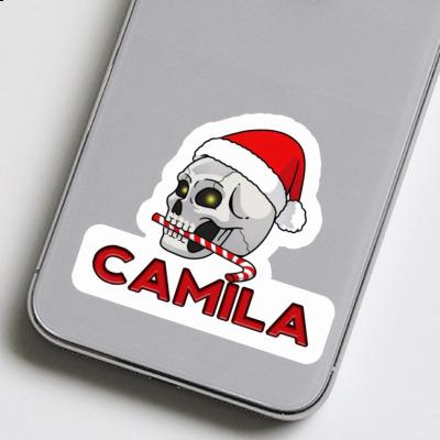 Sticker Camila Christmas Skull Gift package Image