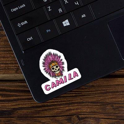 Camila Sticker Lady Totenkopf Image