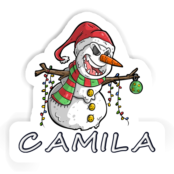 Sticker Bad Snowman Camila Laptop Image