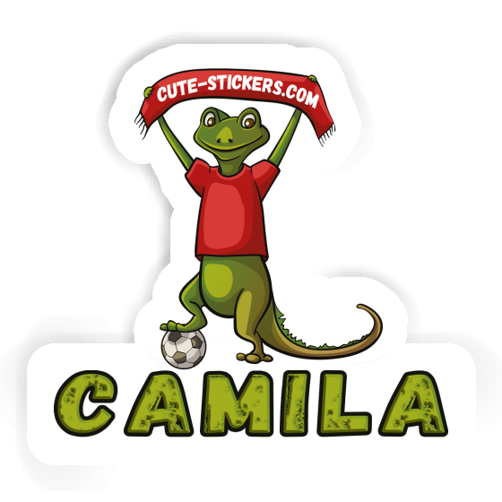 Camila Sticker Eidechse Laptop Image