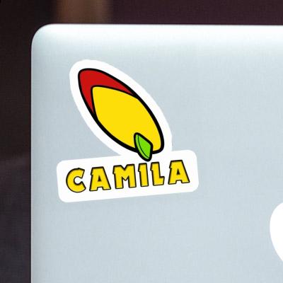 Sticker Surfboard Camila Notebook Image