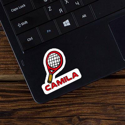 Tennis Racket Sticker Camila Laptop Image