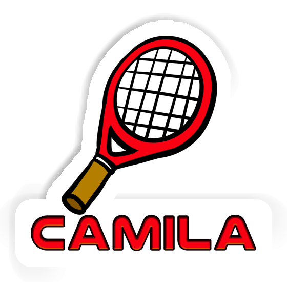 Sticker Tennisschläger Camila Notebook Image