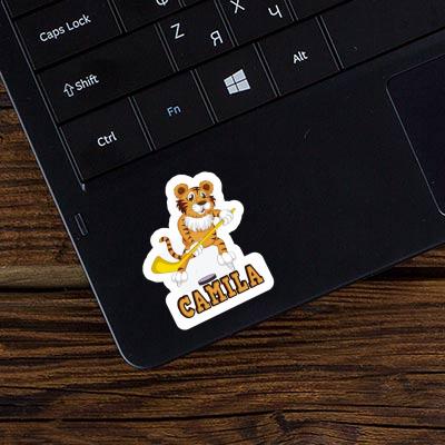 Sticker Ice-Hockey Player Camila Laptop Image