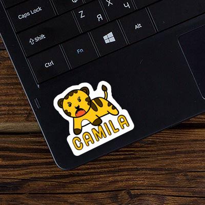 Sticker Tiger Camila Laptop Image