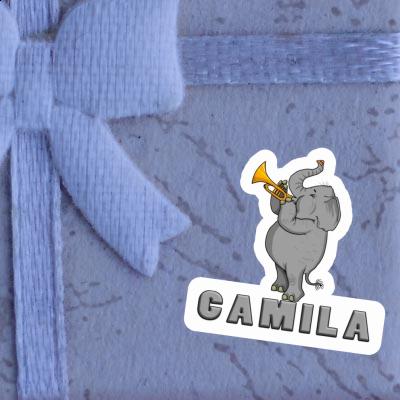 Sticker Elephant Camila Laptop Image