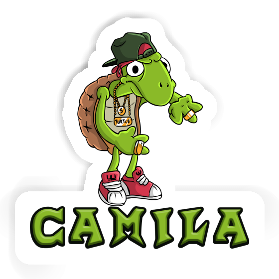 Sticker Hip Hop Turtle Camila Notebook Image