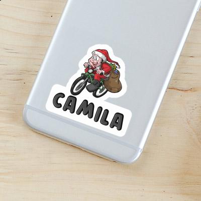 Cyclist Sticker Camila Image