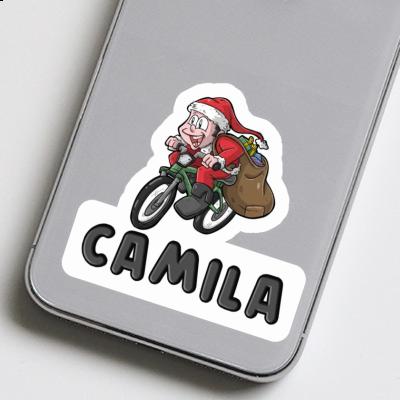 Sticker Camila Bicycle Rider Image