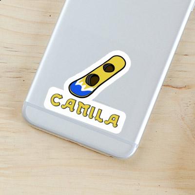 Camila Sticker Wakeboard Notebook Image