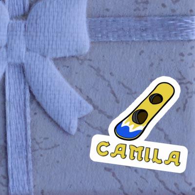 Camila Sticker Wakeboard Laptop Image