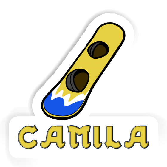 Camila Sticker Wakeboard Laptop Image