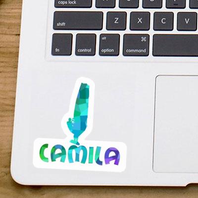 Windsurfer Sticker Camila Notebook Image