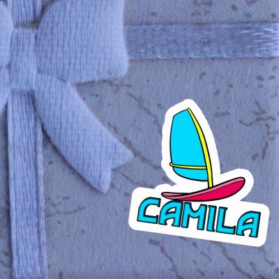 Windsurf Board Sticker Camila Laptop Image