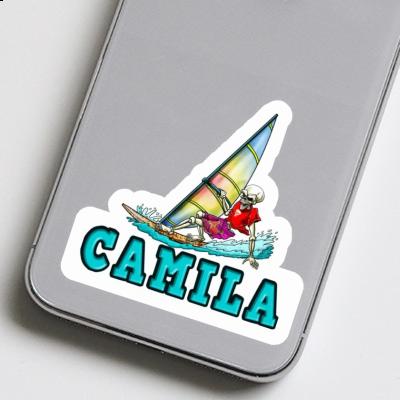 Camila Sticker Surfer Notebook Image