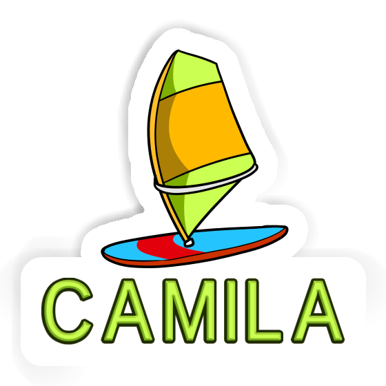 Camila Sticker Windsurfbrett Laptop Image