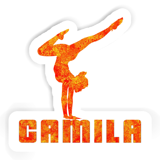 Sticker Camila Yoga Woman Gift package Image