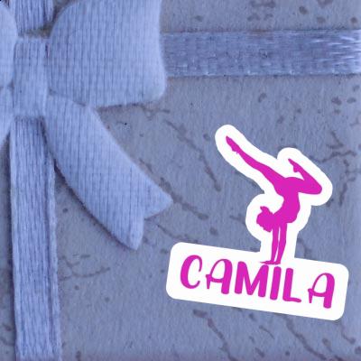 Camila Sticker Yoga-Frau Image