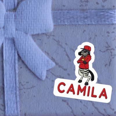 Sticker Zebra Camila Notebook Image