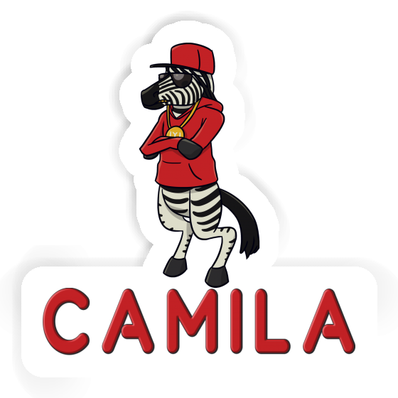 Sticker Zebra Camila Laptop Image