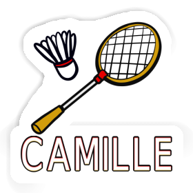 Camille Sticker Badminton Racket Image