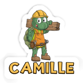 Camille Sticker Construction worker Image