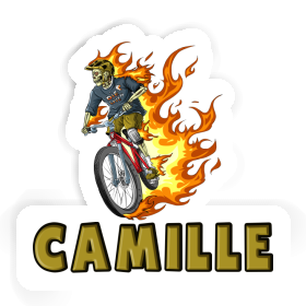 Camille Sticker Mountainbiker Image