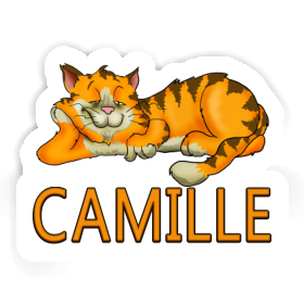 Sticker Chilling Cat Camille Image