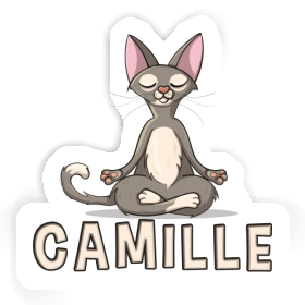 Yoga Cat Sticker Camille Image