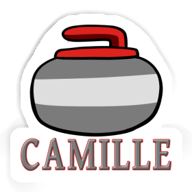 Pierre de curling Autocollant Camille Image