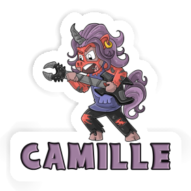 Camille Sticker Rocking Unicorn Image