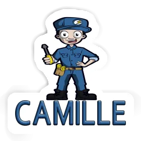 Camille Sticker Electrician Image