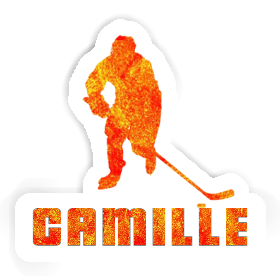 Sticker Camille Hockey Player Image