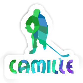 Hockey Player Sticker Camille Image