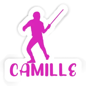 Camille Sticker Fencer Image