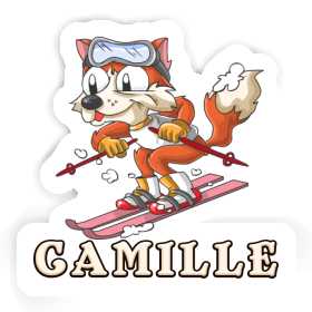 Sticker Skier Camille Image