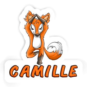 Yoga Fox Sticker Camille Image