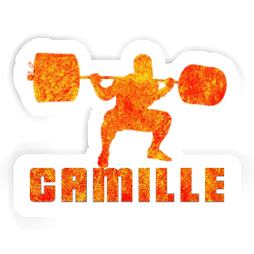 Weightlifter Sticker Camille Image