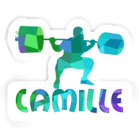 Weightlifter Sticker Camille Image