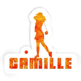 Sticker Golfer Camille Image